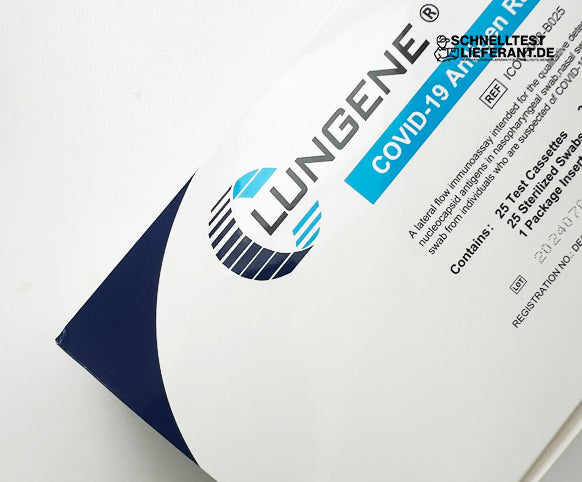 Profi Clungene® SARS-CoV-2 Antigen Schnelltest 3in1 MHD 06/26 - (25er Box) - Für geschultes/med. Personal - Schnelltest-lieferant.de