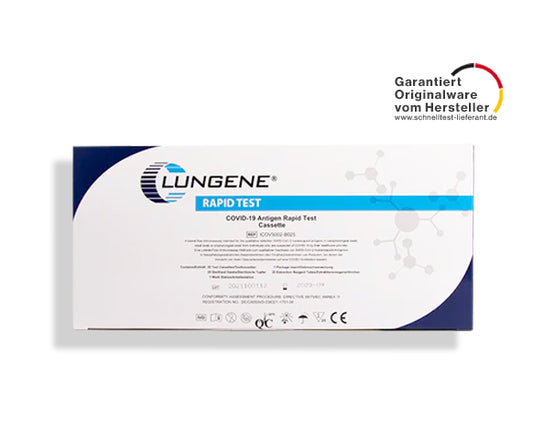 Profi Clungene® SARS-CoV-2 Antigen Schnelltest 3in1 MHD 06/26 - (25er Box) - Für geschultes/med. Personal - Schnelltest-lieferant.de
