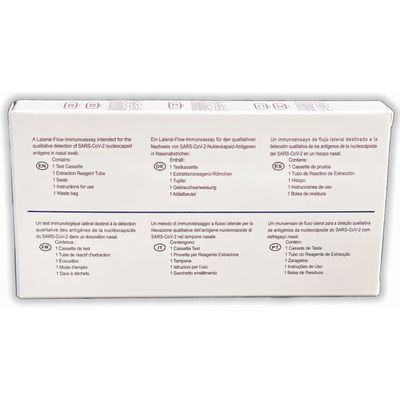 Clungene® Covid-19 Corona Schnelltest für Laien (Selbsttest) - Einzeln verpackt - Schnelltest-lieferant.de