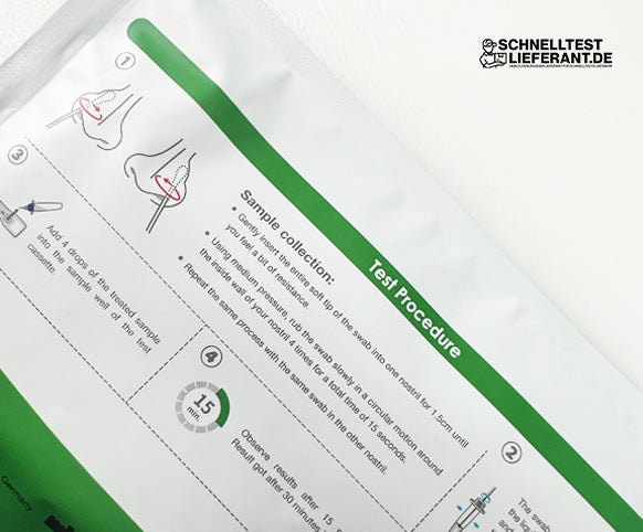 Hotgen® Covid-19 Corona Schnelltest für Laien (Selbsttest) - Einzeln verpackt - Schnelltest-lieferant.de