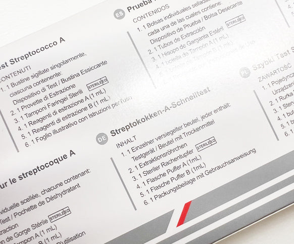 Wondfo® Streptokokken Strep A / Scharlach Schnelltest für Laien (Selbsttest) - Einzeln verpackt - Schnelltest-lieferant.de